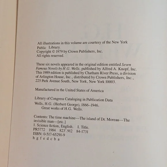 H.G Wells Collection - Picture 2 of 4